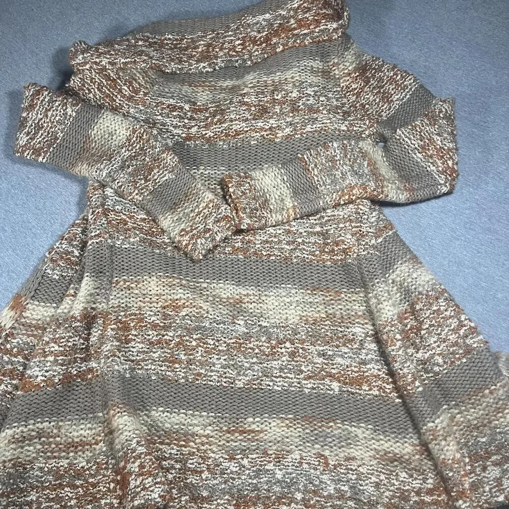 Cynthia Rowley Woman’s Medium Open Front Marled Knit Cardigan Sweater  RN: 75343